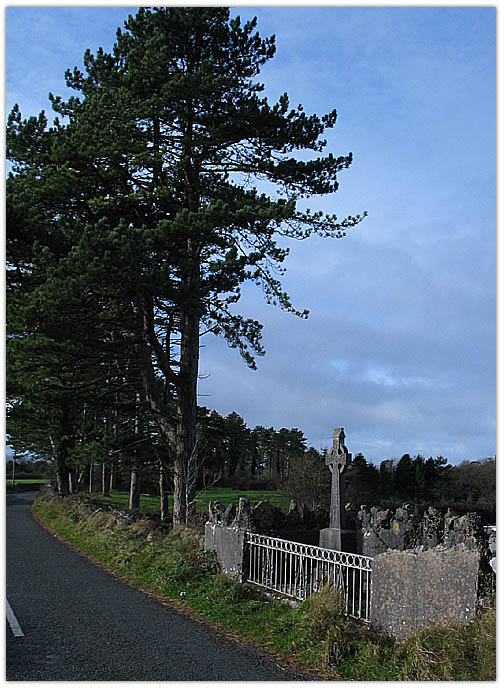 Memorial to two killed by Black and Tans, November 1920 in Ardrahan, Co. Galway.
