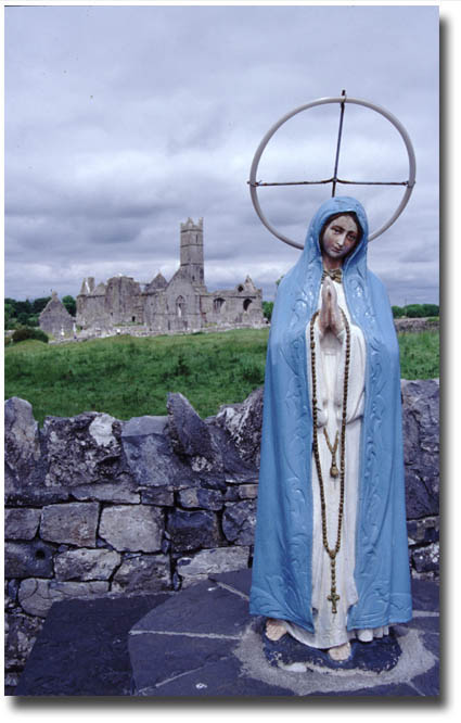 1 Statue of Virgin Mary, Quin Friary Clare Ireland