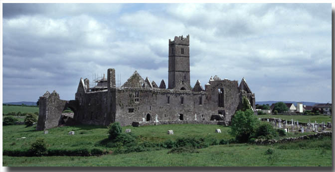 2 Front View Quin Friary Clare Ireland
