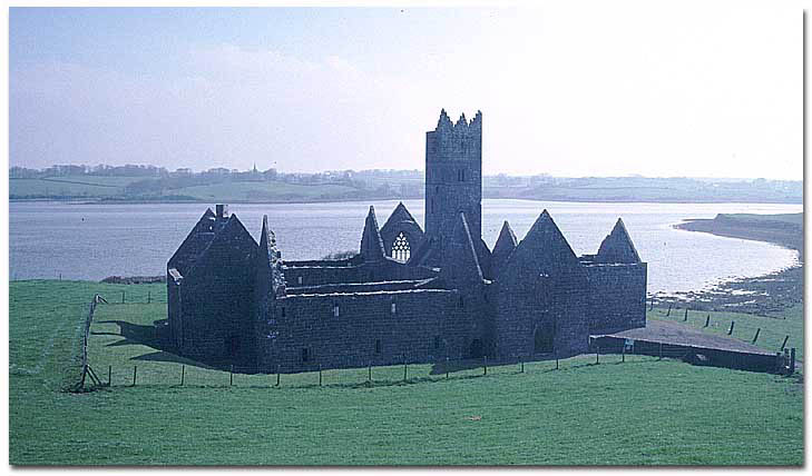 Full view of Rosserk friary