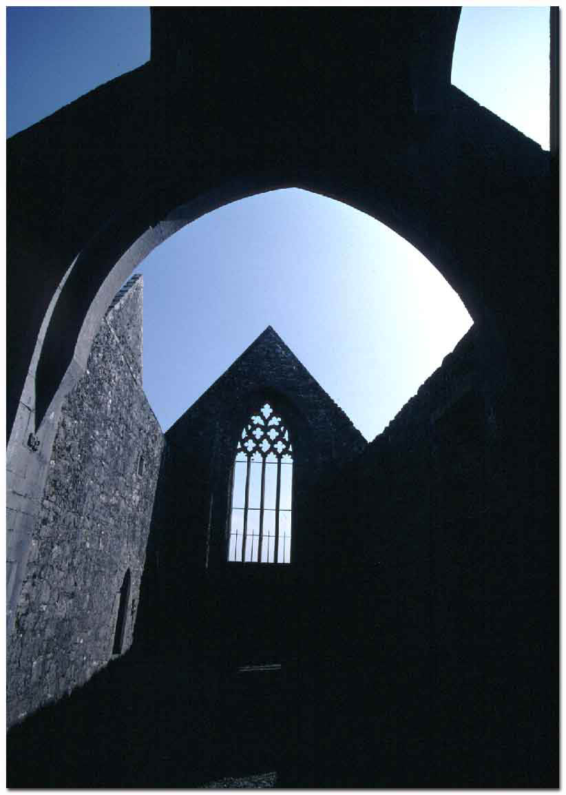 Arch at Rosserk friary, Co. Mayo, Ireland
