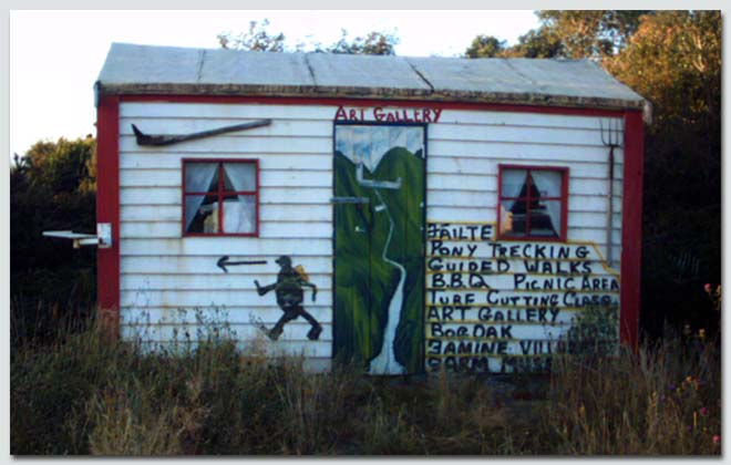 Tourist Office at Maam Cross, Co. Mayo, Ireland